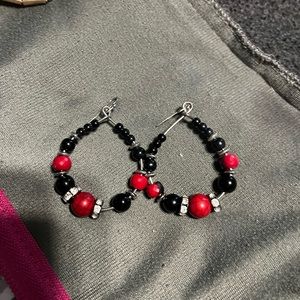 Dangle statement earrings
